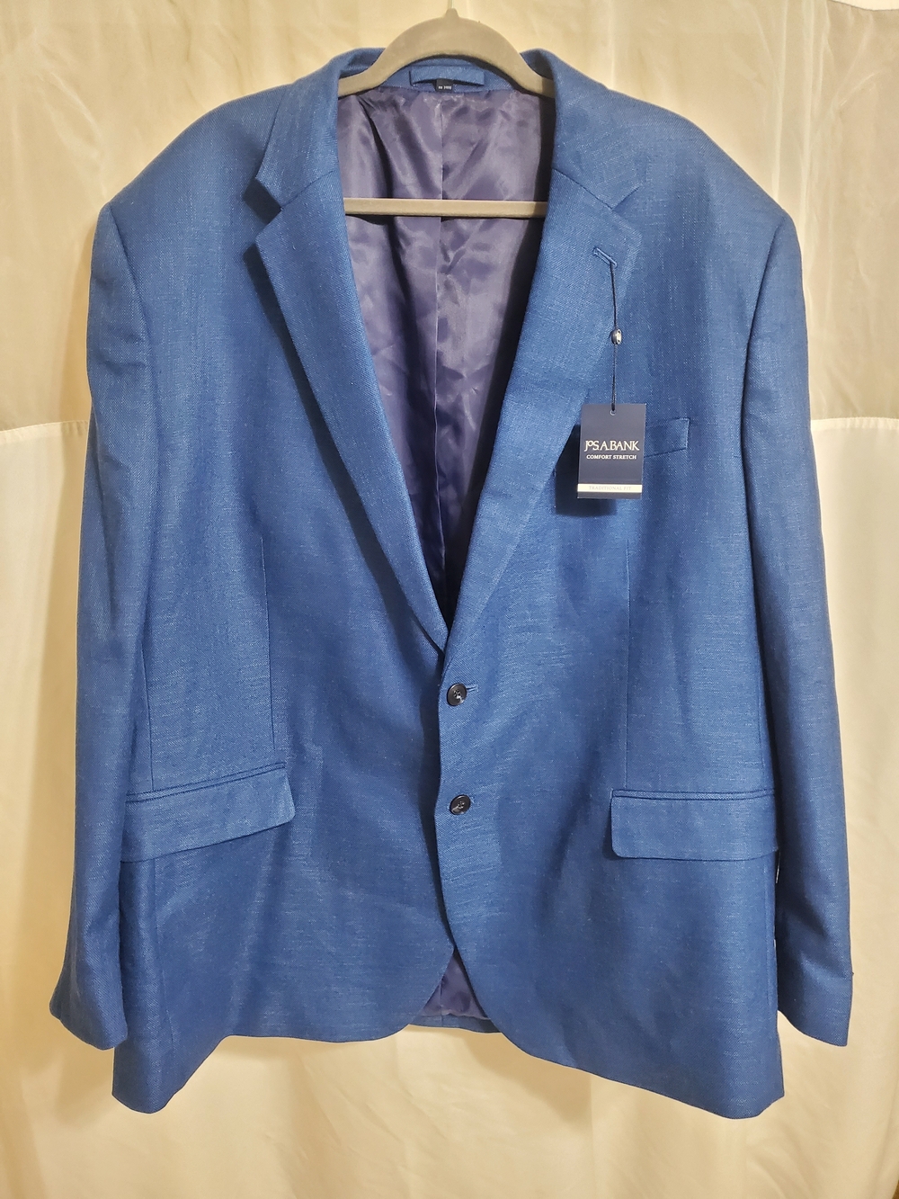 Jos. A. Bank Men's Royal Blue Two-Button Sport Coat